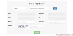 Registration for CAPF eAwas Portal